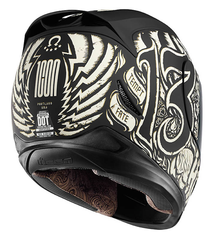 717x800 Viewing Images For Icon Airmada Hard Luck Helmet