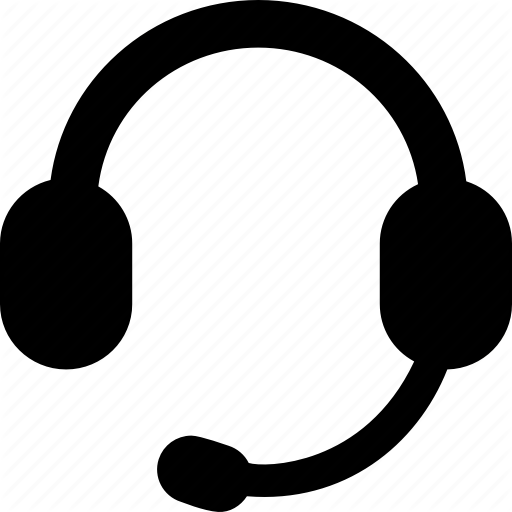 512x512 Call, Center, Headphone, Headphones, Headset, Mic, Telephone Icon