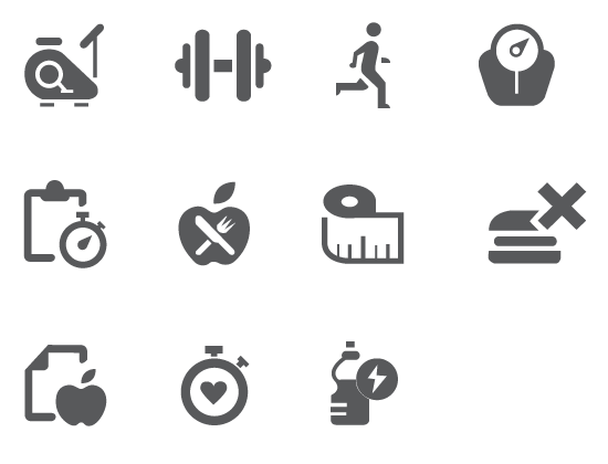 550x420 Health Fitness Icons Free Healthy Lifestyle Health Icon