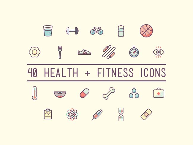 650x488 Free Health And Fitness Icons