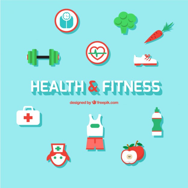 626x626 Health And Fitness Icons Vector Free Download