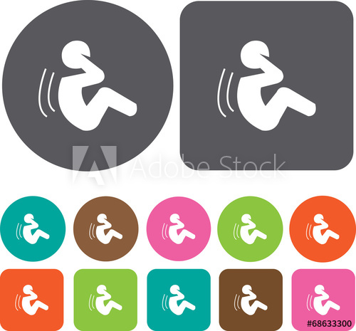 500x465 Set Up Icon Health And Fitness Icons Set Round And Rectangle C