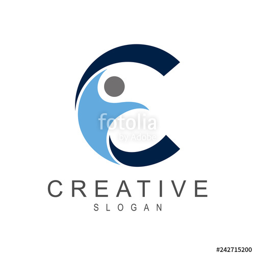 People And Letter C Health And Wellness Logo, Creative People Icon 500x500 People And Letter C Health And Wellness Logo, Creative People Icon