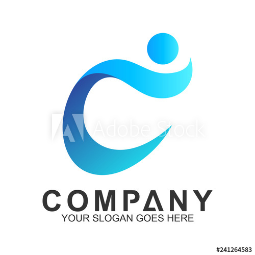 People Letter C Logo Design, Creative People Symbol, Health Care 500x500 People Letter C Logo Design, Creative People Symbol, Health Care