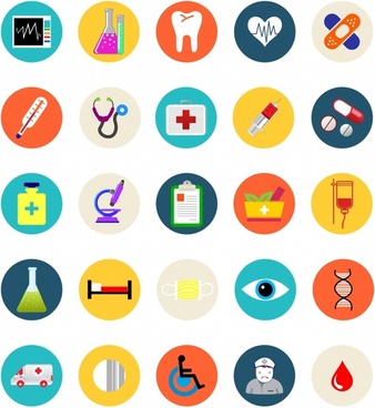 338x368 Healthcare Icons Free Vector Download