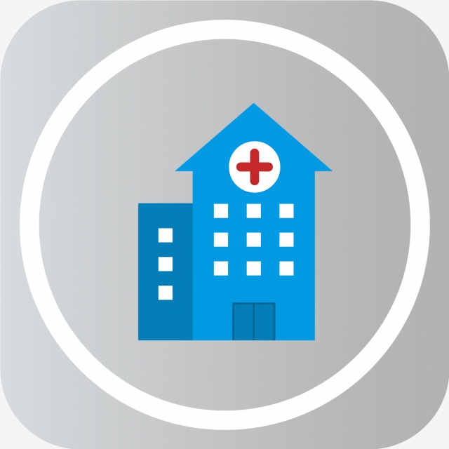 640x640 Vector Hospital Icon, Healthcare, Hospital, Medical Icon Png