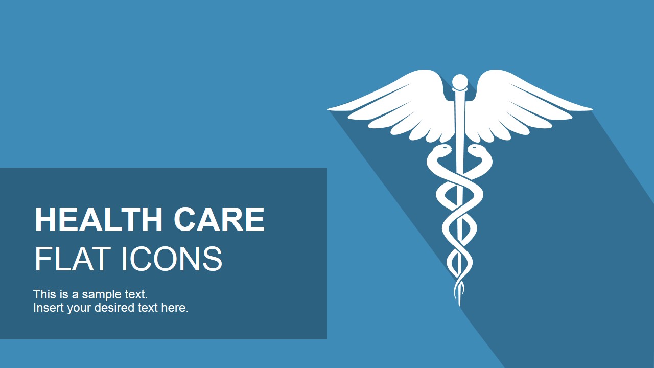 1280x720 Flat Healthcare Icons For Powerpoint
