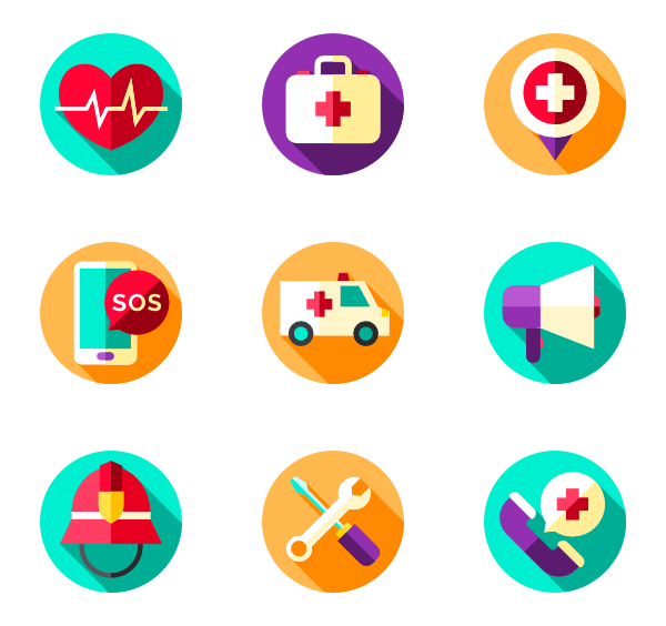 600x564 Health Service Icon Packs