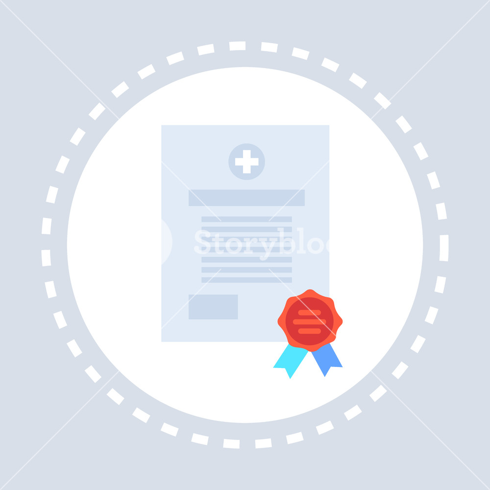 1000x1000 Medical Form Document Certificate Icon Healthcare Service Logo