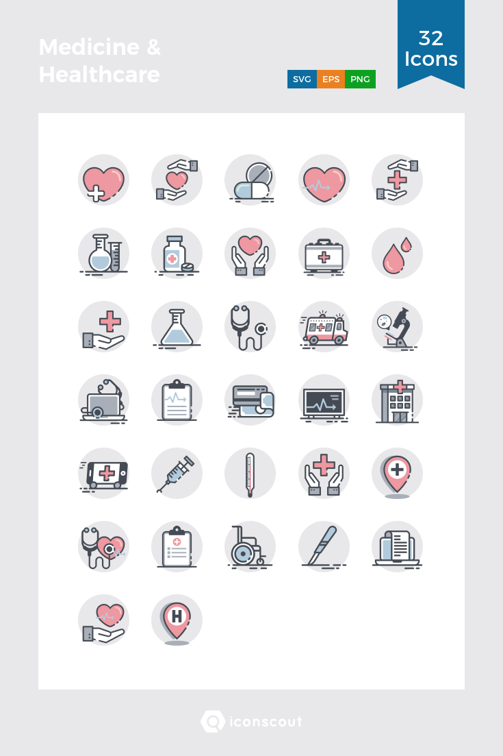 735x1103 Medicine Healthcare Icon Pack