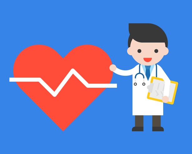 613x490 Doctor And Big Heart Icon, Healthcare Concept