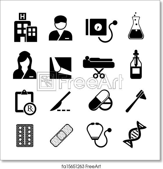 561x581 Free Art Print Of Healthcare And Medical Icons Healthcare
