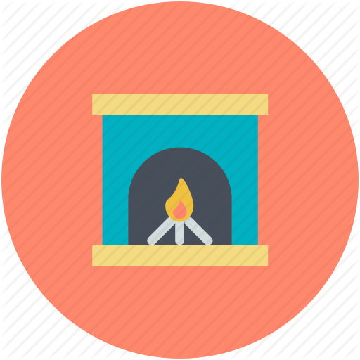 512x512 Chimney, Fireplace, Fireside, Hearth, Interior Fireplace Icon
