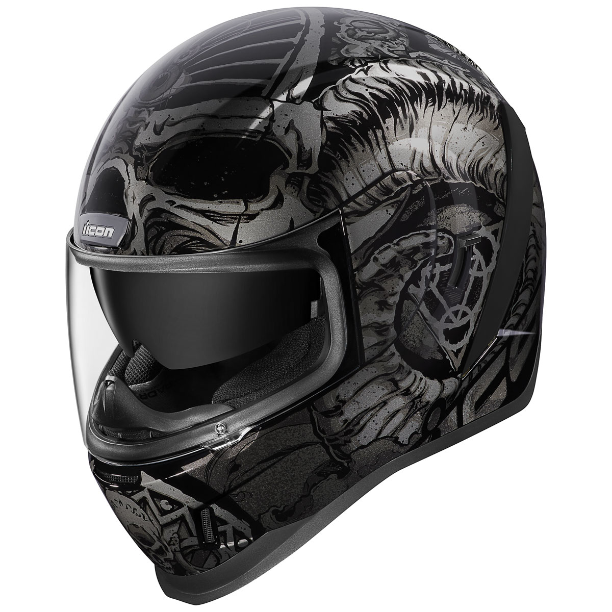 1200x1200 Icon Airform Sacrosanct Black Full Face Helmet