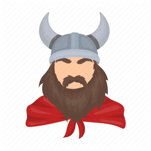 512x512 Accessories, Ancient, Attributes, Helmet, Horns, Man, Vikings Icon