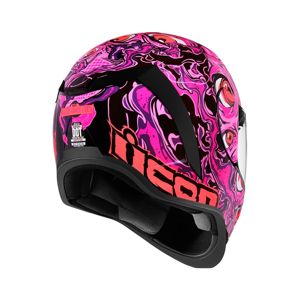 1000x1000 Icon Airform Illuminatus Full Face Helmet Pink Available