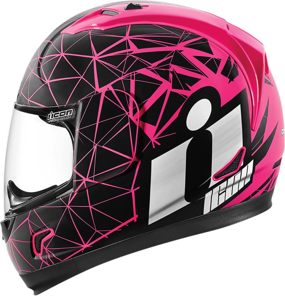 950x988 Icon Alliance Crysmatic Pink Helmet Trackstar Racing