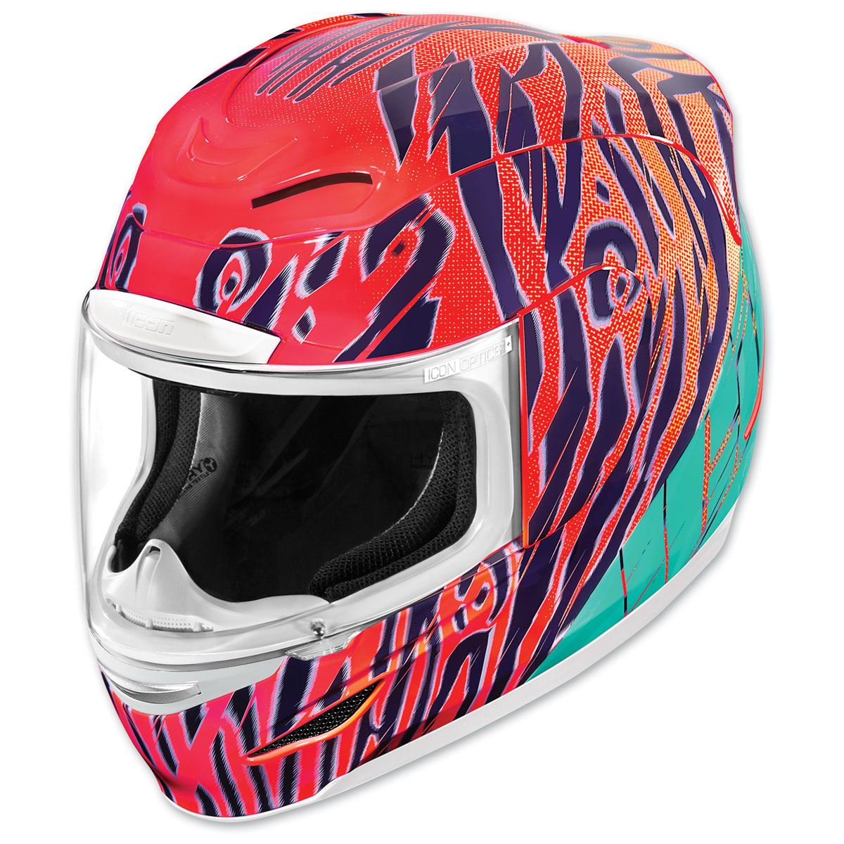 1200x1200 Icon Airmada Wildchild Pink Full Face Helmet