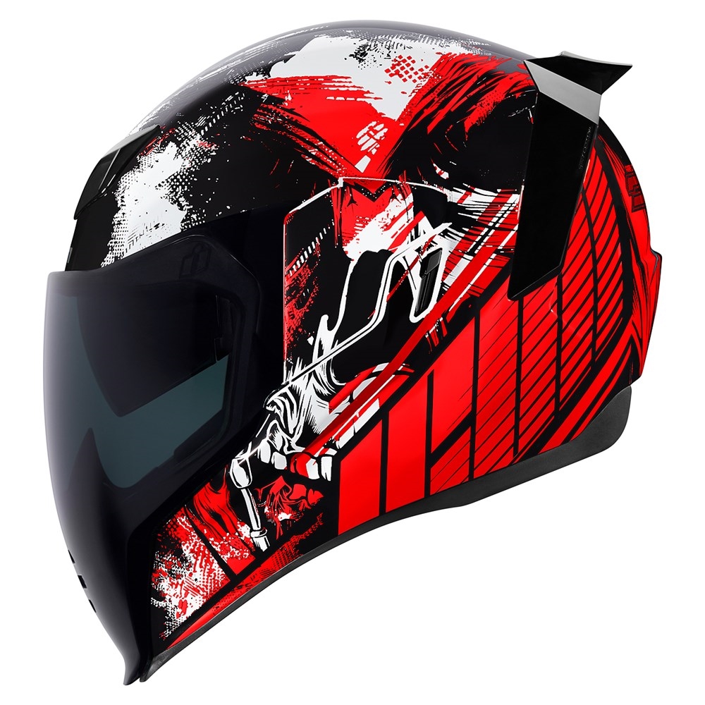 1000x1000 Icon Airflite Stim Full Face Helmet Red Available