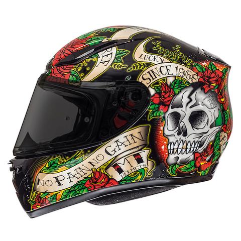 480x480 Mt Revenge Full Face Star Sharp Rated Motorcycle Helmet Skull