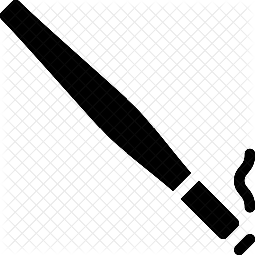 512x512 Cigarette Holder Icon Of Glyph Style