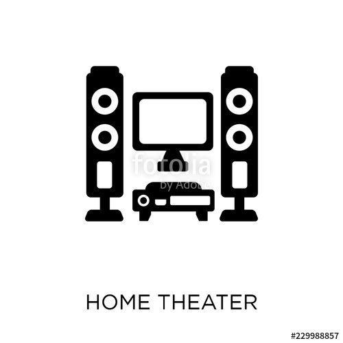 500x500 Home Theater Icon Home Theater Symbol Design From Entertainment