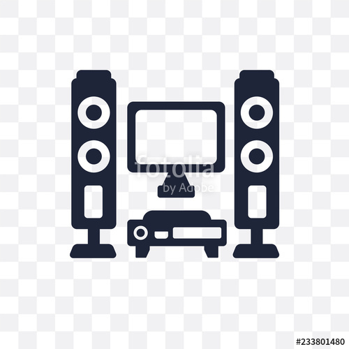 500x500 Home Theater Transparent Icon Home Theater Symbol Design