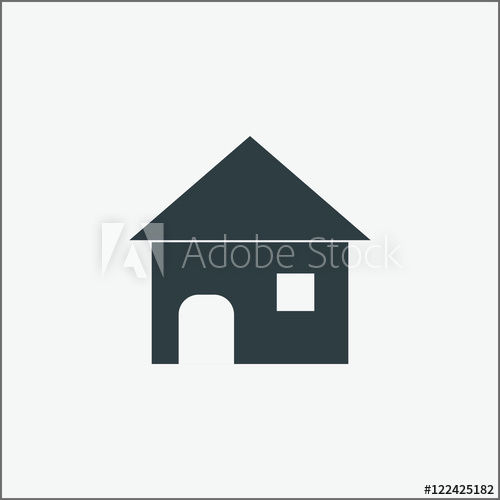 500x500 Home Icon Homepage Icon Vector Illustration