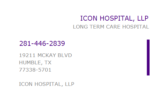 Npi Number Icon Hospital, Llp Humble, Tx Npi 525x300 Npi Number Icon Hospital, Llp Humble, Tx Npi