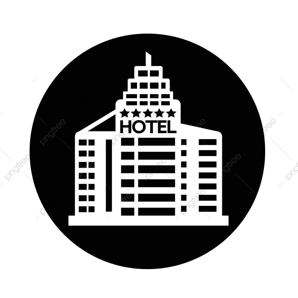 1200x1200 Hotel Icon, Hotel, Icon, Building Png And Vector With Transparent
