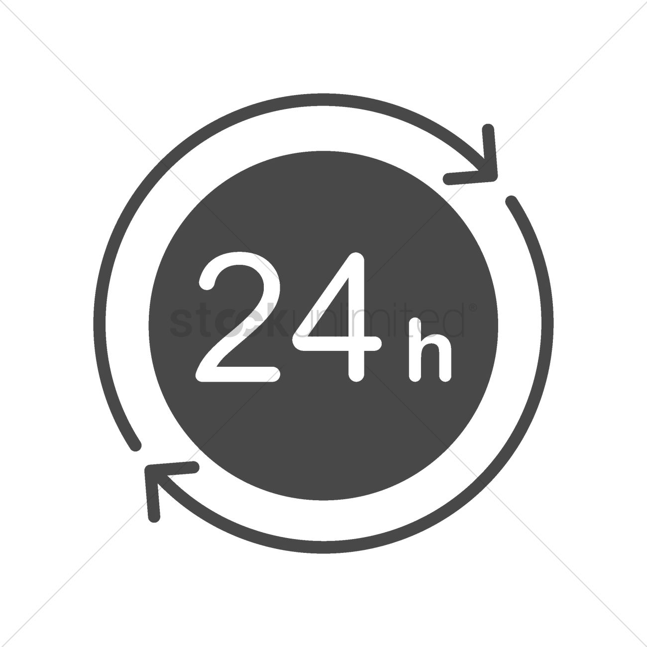 1300x1300 Hours Icon Vector Image