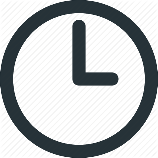 512x512 Analog, Clock, Hours, Time, Tracking Icon