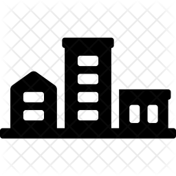 256x256 Housing Icon Of Glyph Style