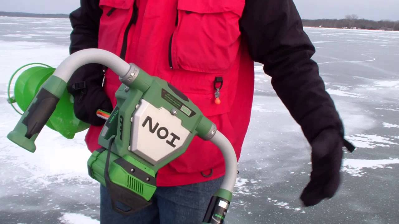 1280x720 Ion Inch Electric Ice Auger Review