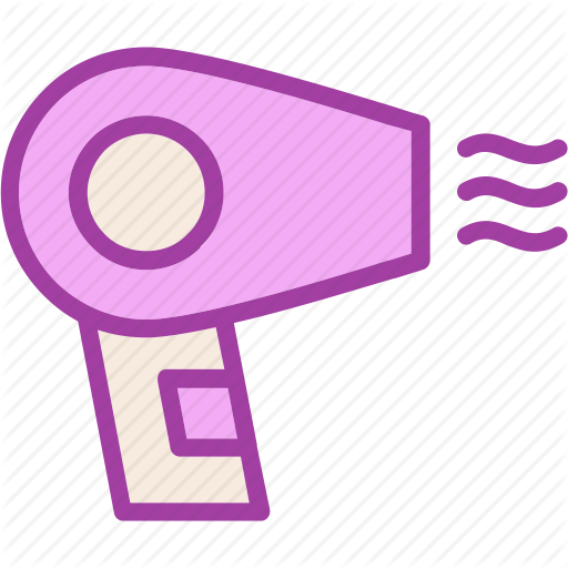 512x512 Blow, Dryer, Hair, Hair Dryer Icon