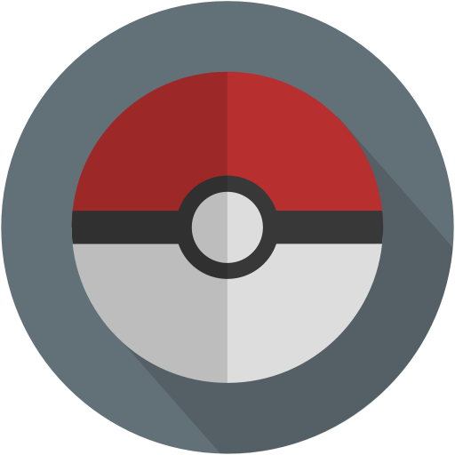 512x512 Long Pikachu, Pokeball, Pokemon Icon