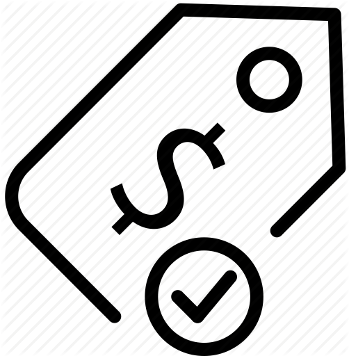 502x512 Check, Dollar, Ok, Price, Tag Icon