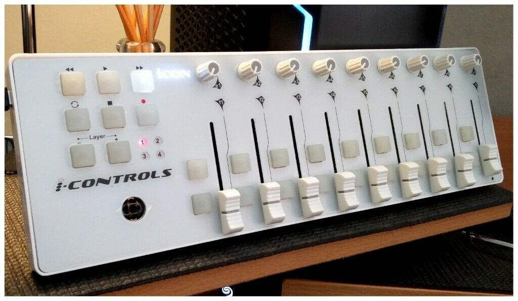 1024x595 Icon I Controls Potable Fader Slim And Compact Mixing Midi