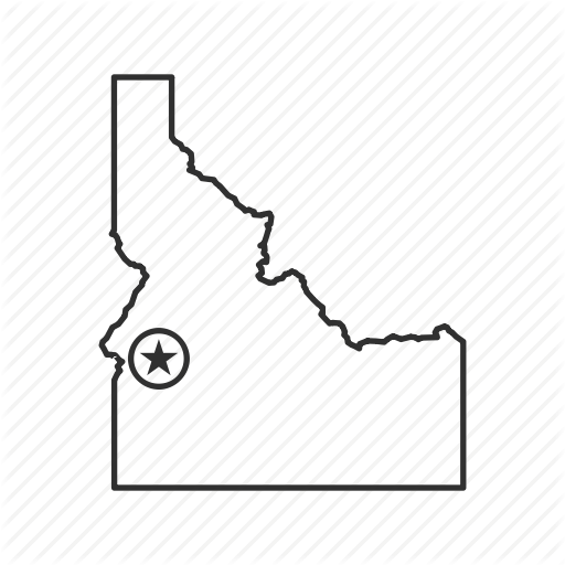 American State, Boise, Capital, Geography, Idaho, Map, State Icon 512x512 American State, Boise, Capital, Geography, Idaho, Map, State Icon