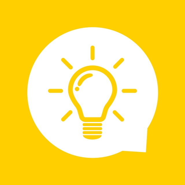 640x640 Light Bulb Icon Vector Light Bulb Ideas Symbol Illustration