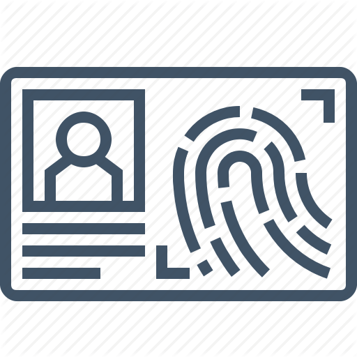 Biometric, Card, Fingerprint, Id, Identity Icon 512x512 Biometric, Card, Fingerprint, Id, Identity Icon
