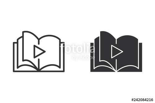 500x334 E Learning Distance Education Vector Icon For Graphic And Web