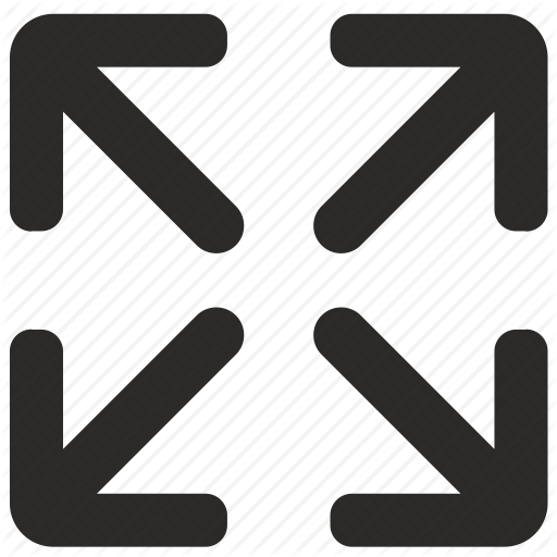 512x512 Arrow, Full, Screen, Size Icon