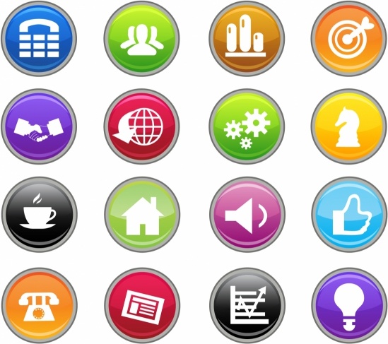 549x487 Business Icons Free Vector In Adobe Illustrator