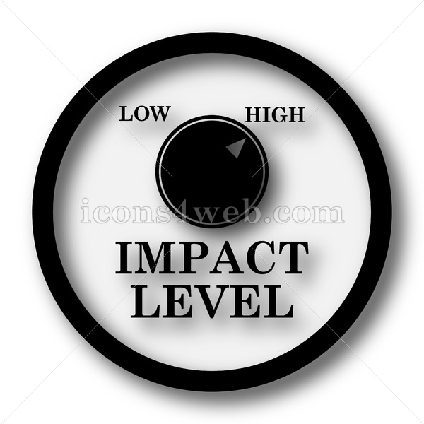 600x600 Impact Level Simple Icon Impact Level Simple Button