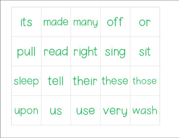 350x271 Sentence Building Toolkit Sight Word Icon Set Tpt