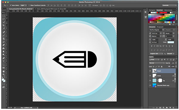 600x368 How To Create A Sleek Ios App Icon In Photoshop Pixelbell
