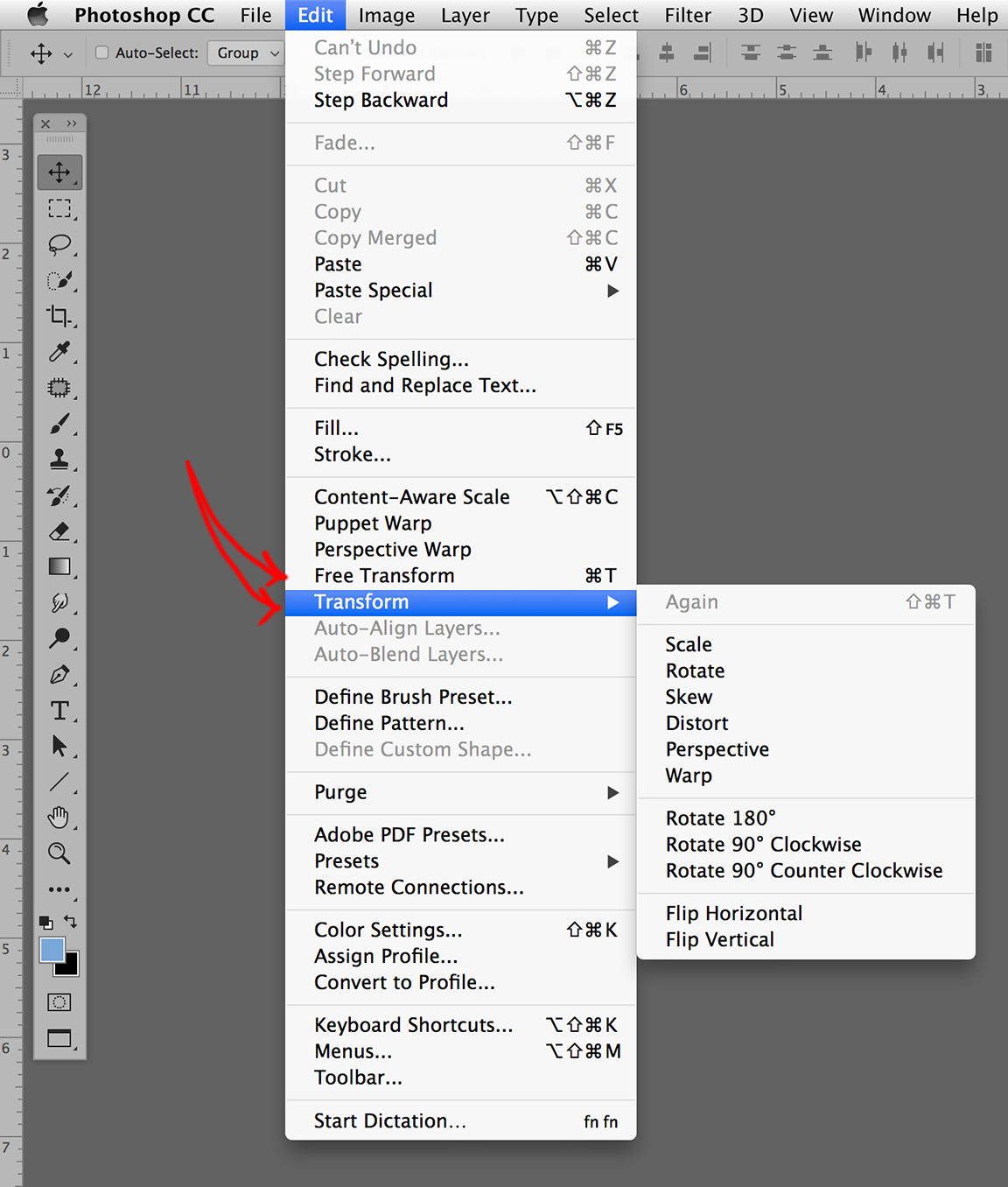 1152x1356 Popular Tools In Photoshop Transform Tool