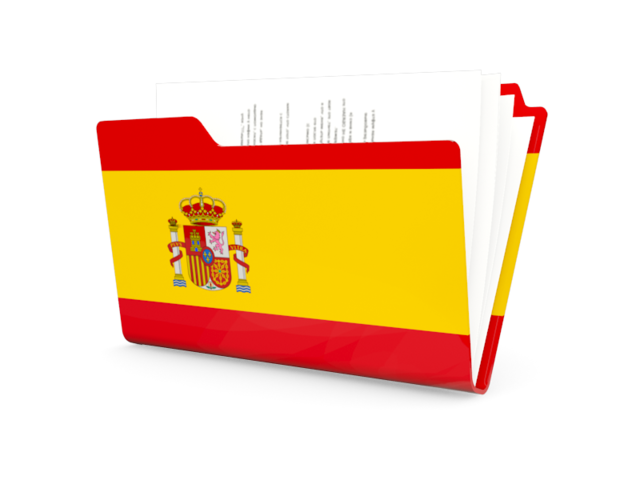 640x480 Folder Icon Illustration Of Flag Of Spain