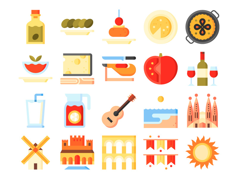 800x600 Typical Spanish Icons